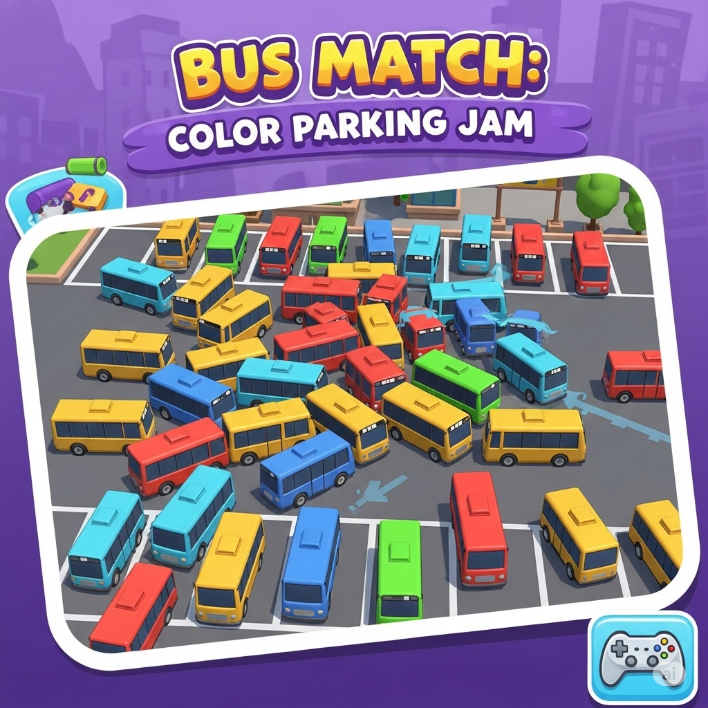 Bus Match: Color Parking Jam
